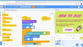 Scratch Boat Race - Modify code for game screens screenshot 3