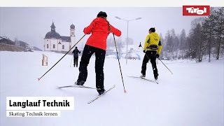 Langlauf Technik – Langlauf Skating lernen