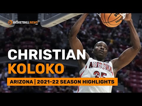 Christian Koloko | Arizona | 2021-22 Season Highlights