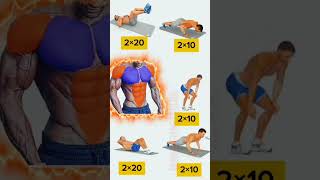 BESTCOMBOUPPER BODY WORKOUTAT HOME️‍️#trending #workout #shorts #upperbody #ytshorts#sixpack