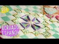 Bordado español: Diseño para funda de almohada/hand embroidery spanish stitch