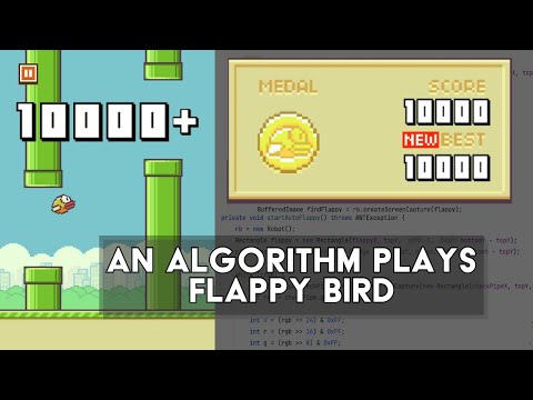 I Made a Flappy Bird CHEAT (Automatic Flappy Bird Player)