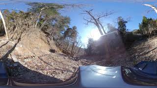 ジムニーで行く林道 S渓谷 360度 2020-01 #233