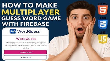 How To Make Animated Multiplayer Guess The Word Game Using HTML/CSS/JAVASCRIPT and Firebase