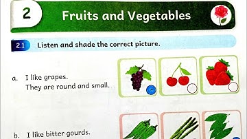 Fruits and vegetables 3rd malar term-2 workbook unit-2 answers 2025-26 @illanthendral7
