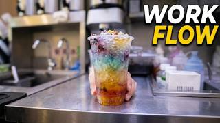 Smooth Daily Café Workflow | Continuous Orders & Calming Prep Sounds