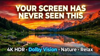 World's Most Beautiful Nature in HDR | Dolby Vision | Relaxing Music for Sleep &amp; Study