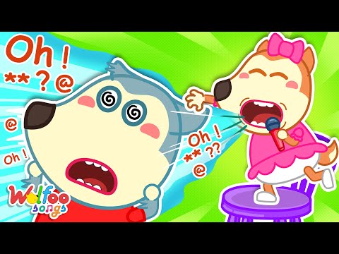 Lucy, Don't Be Noisy! Quiet Time Song Learn Good Manners For Kids Wolfoosong