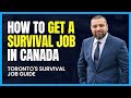 Toronto's Survival Job Guide: How To Get Survival Job In Canada 2024 | Jobs In Canada by Yasir Khan
