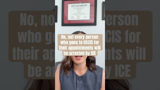 No, not every person will be arrested by ICE when they go to their USCIS appointments #greencard