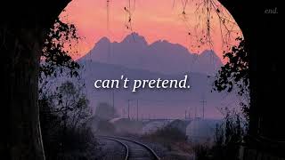 tom odell | can’t pretend [slowed down]
