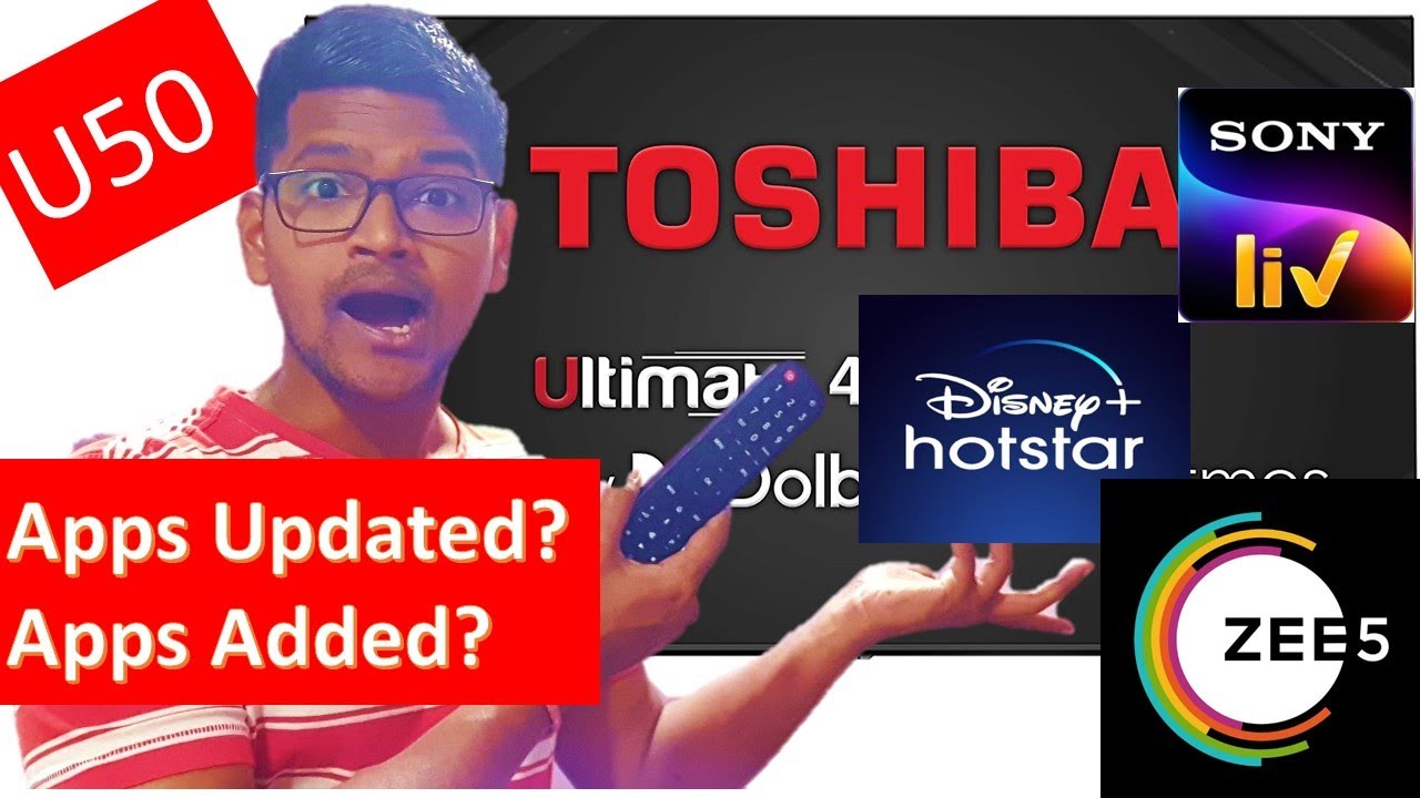 Toshiba U50 Tv App Update | Toshiba U50 Hotstar Update| Toshiba App Update 2021