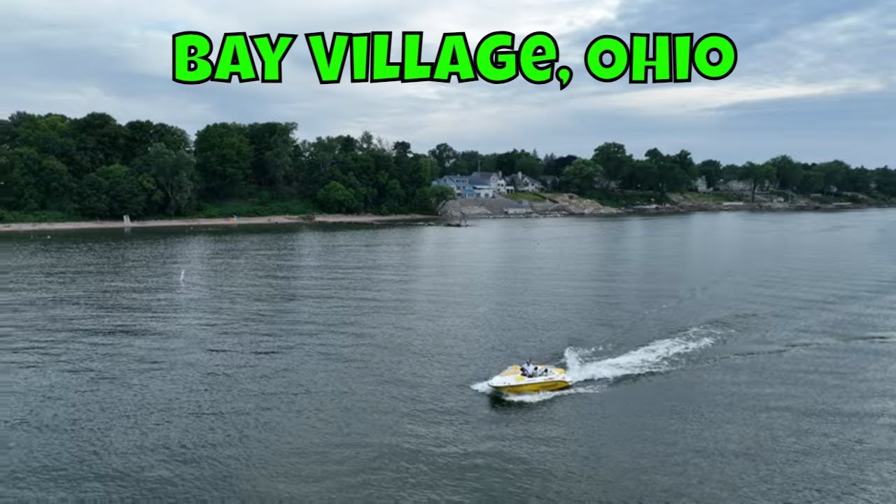 Circling a boat in Lake Erie by Bay Village YouTube