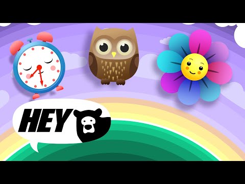 Hey Bear Sensory- Bedtime Mobile - Relaxing Video - Lullabies