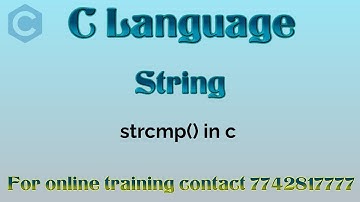 Comparing Strings in C using strcmp(): Complete Guide with Library Function