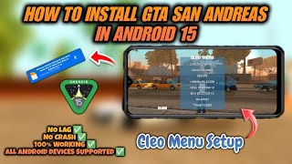 GTA San Andreas Android 15 Cleo Menu Setup 📂 How to Install Cleo Mods In Android 11 To 15 (Tutorial) screenshot 4