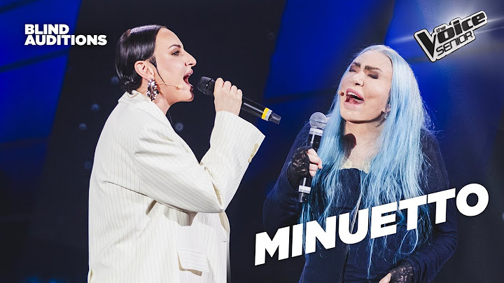 Arisa and Loredana sing "Minuetto" by Mia Martini | The Voice Senior Blind Auditions