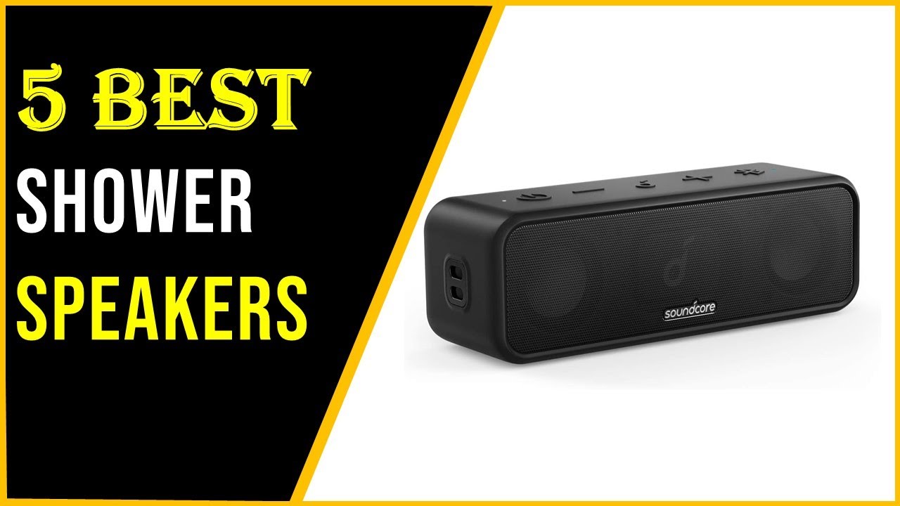 5 Best Shower Speakers 2024 | What is the best speaker to put in the ...