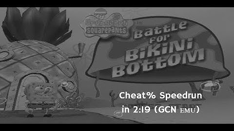 SpongeBob SquarePants: Battle for Bikini Bottom Cheat% Speedrun (2:19)