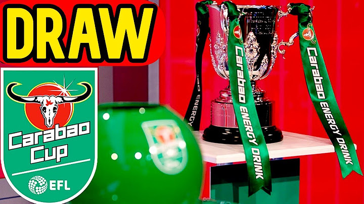 CARABAO CUP SEMI FINAL DRAW WATCHALONG