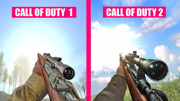 Call of Duty 1 vs Call of Duty 2 - Weapons Comparison