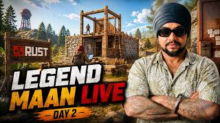 RUST Day 2: Building The Ultimate Base &amp; Endless Grinding! ☠️ (Live)