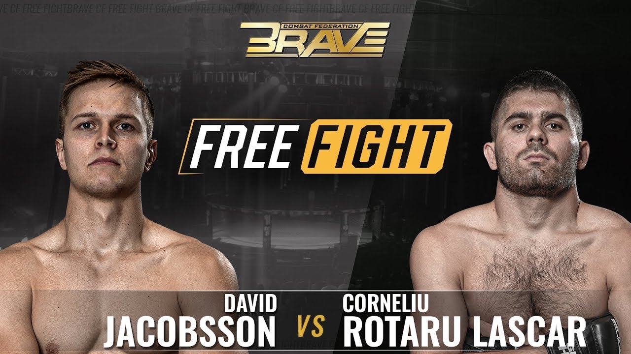 FREE MMA Fight David Jacobsson VS Corneliu Rotaru Lascar BRAVE CF 40