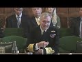 The work of the Chief of the Defence Staff - Defence Committee