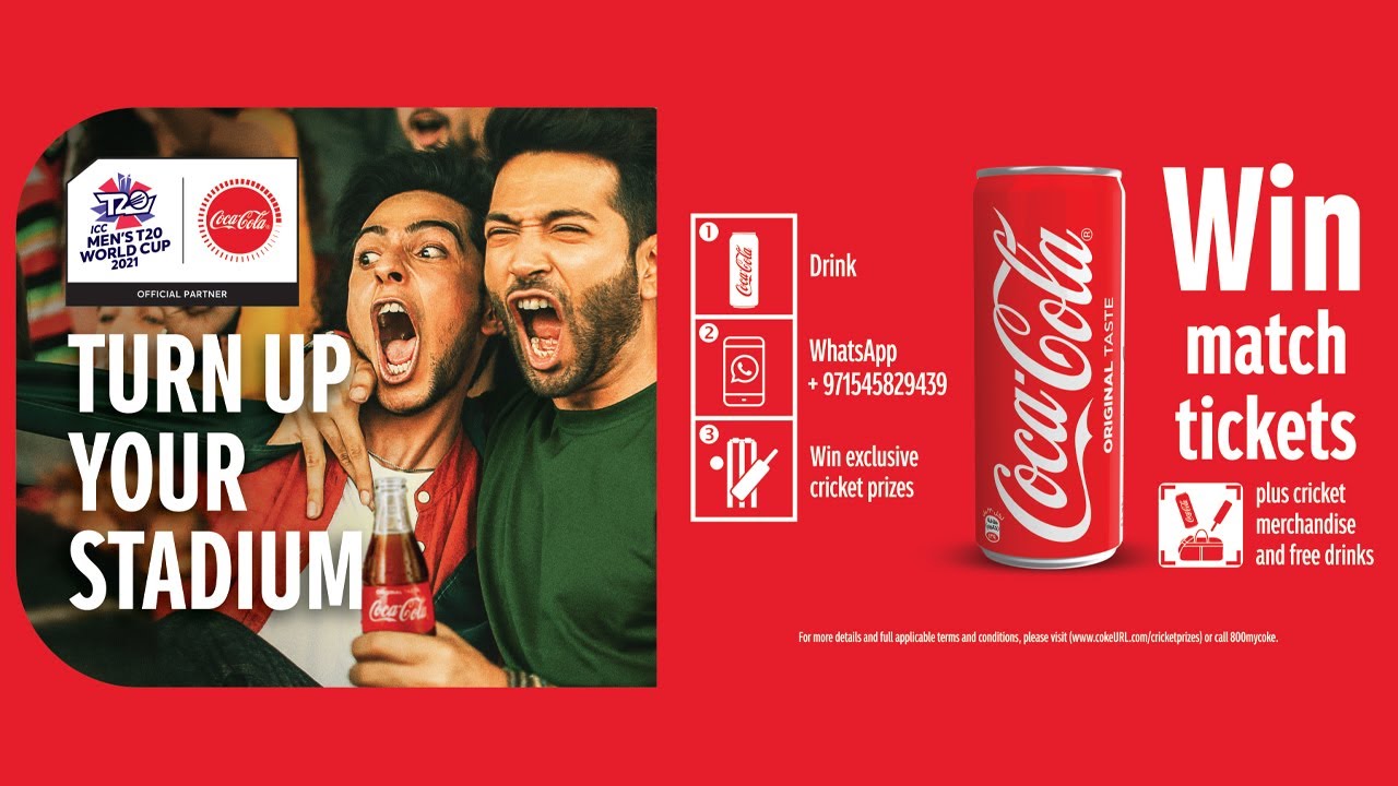 Coca Cola ICC T20 Men's World Cup Activation 2021 Action Marketing
