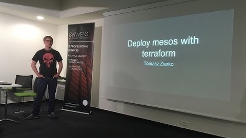 Tomasz Ziarko: Deploying Mesos with Terraform [PL]