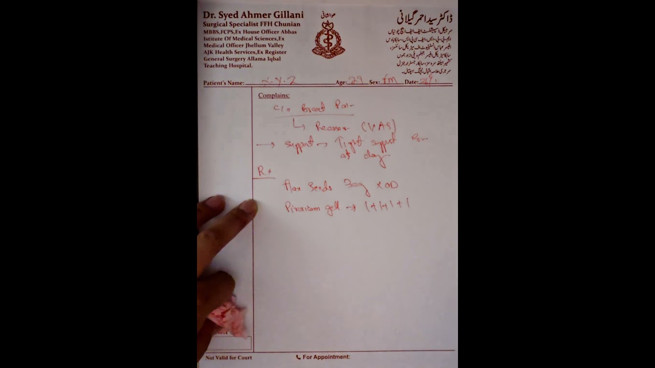 Breast Pain Treatment | Surgical OPD   Case | 