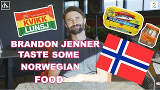 Brandon Jenner tries Norwegian food: - Not at all what I was expecting!