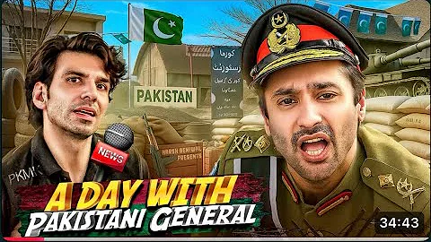 A DAY WITH PAKISTAN GENERAL | HARSH BENIWAL #viral