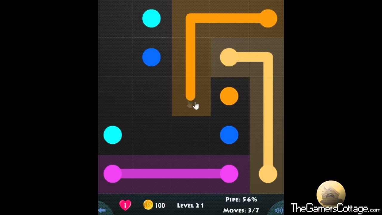 Flow Game Level - 171 [5x5] Basic Pack Connect the Dots