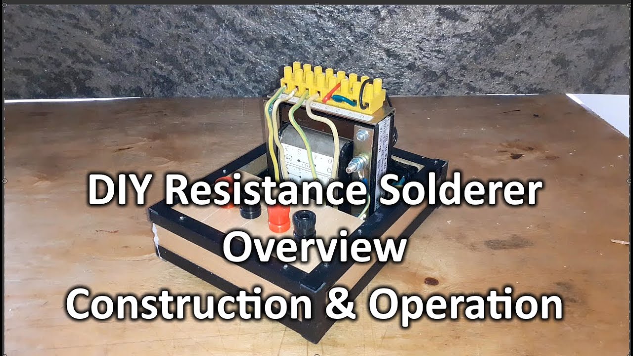 DIY Resistance Soldering Iron HowTo Building a Resistance Soldering Iron from Scratch YouTube
