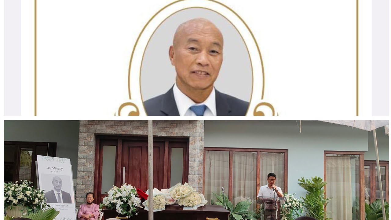 Funeral Service of Ex MLA Dr Longrineken 29Ac