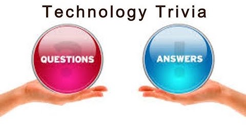 10 Technology Trivia Questions