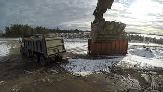 Excavator Loading Concrete Into a dump truck! Salt Dome (Hyperspeed) #demolition #excavator by Demolition Man Mike 1,407 views 4 months ago 2 minutes, 10 seconds