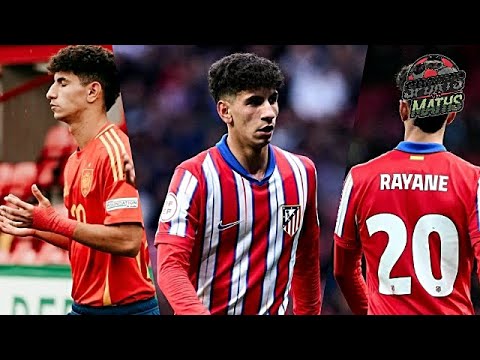 ريان بلعيد في لقطة مع اتليتيكو مدريد       