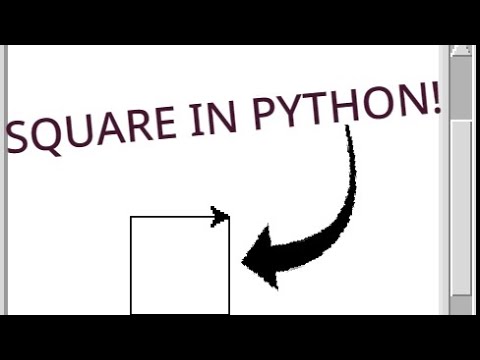 Python Programming for kids-Making square in Python - YouTube