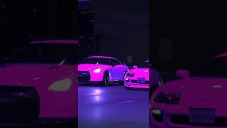 Street That Never Sleeps 😈🔥 GTR35 vs Supra MK-4 #supra #gtr #bugatti