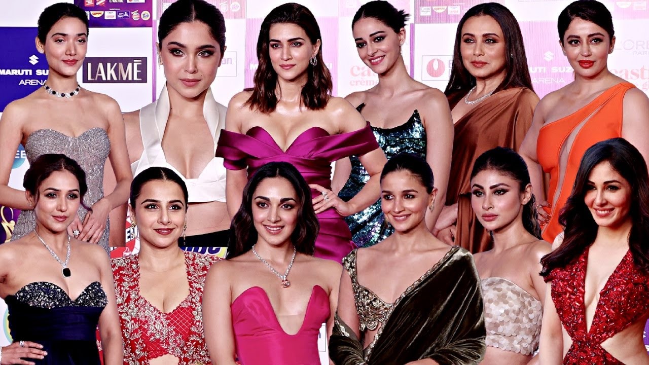 Bollywood Actress Bold Dresses At Zee Cine Awards 2024 Kiara, Kriti, Alia, Ananya, Vidya, Mouni