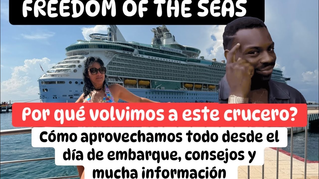 2DA VEZ EN EL FREEDOM OF THE SEAS DE ROYAL CARIBBEAN | TOUR, TIPS, Y CÓMO FUÉ DESDE QUE EMBARCAMOS!!
