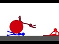 Red vs maroon vs blue stickman