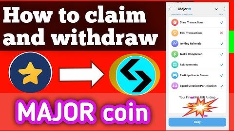 how to claim major coin | how to withdraw major coin in bitget, okx , bybit,