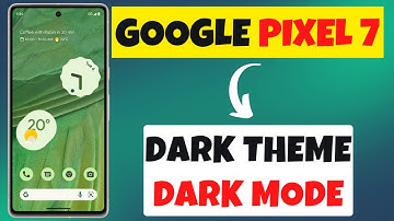 Google Pixel 7 DARK THEME / DARK MODE || on & off