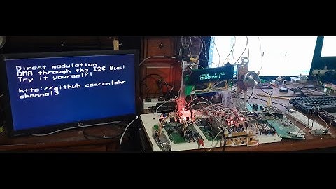 ESP8266 broadcasting analog TV on channel number 3 Arduino