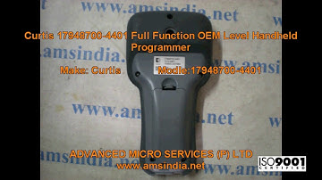 Curtis 17948700-4401 Full Function OEM Level Handheld Programmer@amsindia.net