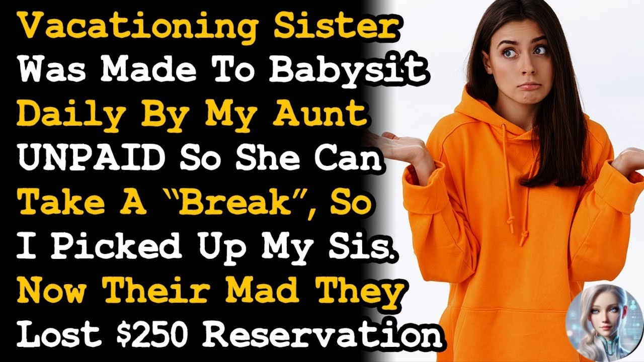 Aunt's Mad I Picked Up My Sis So She Doesn't Babysit For Free Anymore, & She