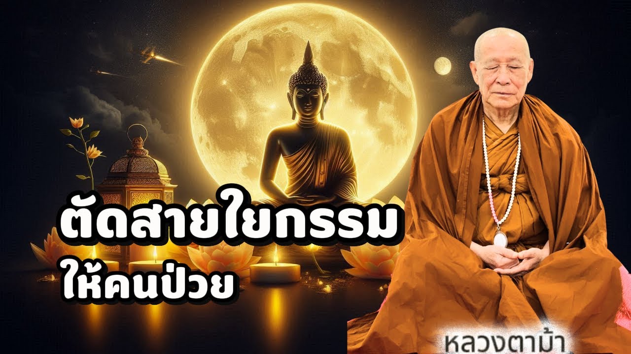 วิธีตัดสายใยกรรมให้คนป่วย #หลวงตาม้า #ธรรมะ #คาถามหาจักรพรรดิ